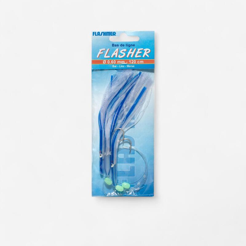 Pêche Passion Soldes -Pêche Passion Soldes bas de ligne flasher 3 hamecons n20 peche en mer 1