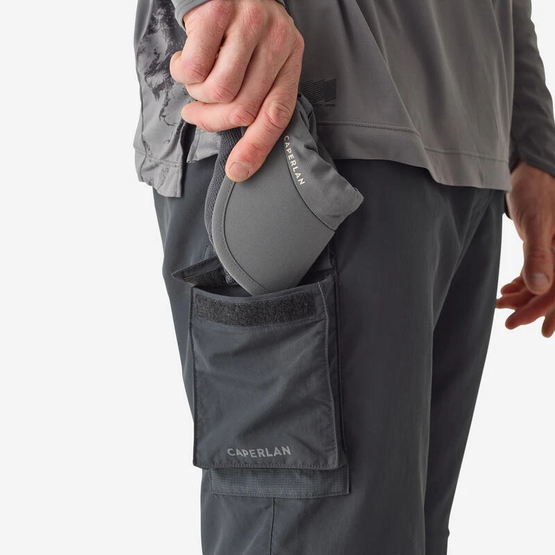 Casquette De Pêche Pliante - FC 500 F Grise 3 Casquette De Pêche Pliante - FC 500 F Grise – Image 3