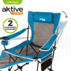 Chaise Longue Pliante De Camping Aktive -Pêche Passion Soldes chaise longue pliante de camping aktive 2