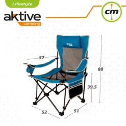 Chaise Longue Pliante De Camping Aktive -Pêche Passion Soldes chaise longue pliante de camping aktive 6