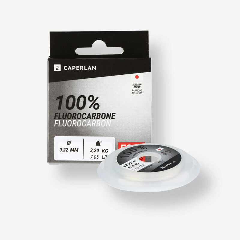 FIL DE PÊCHE FLUOROCARBONE 100% 50M 1 FIL DE PÊCHE FLUOROCARBONE 100% 50M