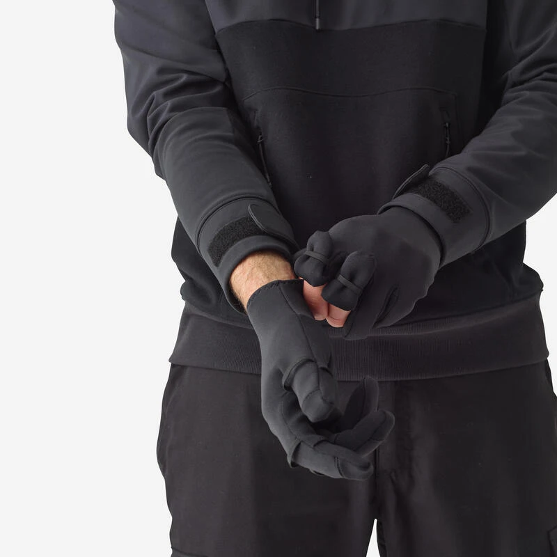 Gants De Pêche 500 Thermo Néoprène 1mm Noirs Avec 3 Doigts Ouvrables 4 Gants De Pêche 500 Thermo Néoprène 1mm Noirs Avec 3 Doigts Ouvrables – Image 4