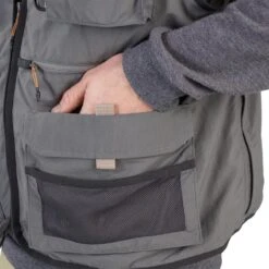 GILET De Pêche 500 Gris 13 GILET De Pêche 500 Gris -Pêche Passion Soldes gilet de peche 500 gris 4