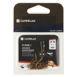 HAMEÇON SIMPLE BRONZE RENVERSE NON MONTE PA HK 0R X50 -Pêche Passion Soldes hamecon simple bronze renverse non monte pa hk 0r x50 2