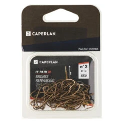 HAMEÇON SIMPLE BRONZE RENVERSE NON MONTE PA HK 0R X50 -Pêche Passion Soldes hamecon simple bronze renverse non monte pa hk 0r x50 6