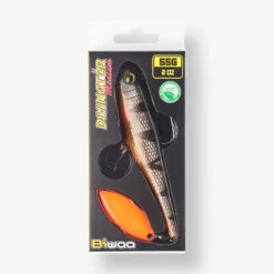 LEURRE SOUPLE BROCHET DIVINATOR 55 GR COLORIS EXCLUSIF PERCHE CAPERLAN -Pêche Passion Soldes leurre souple brochet divinator 55 gr coloris exclusif perche caperlan 2