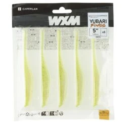 LEURRE SOUPLE FINESS AVEC ATTRACTANT WXM YUBARI FINSS 130 CHARTREUSE -Pêche Passion Soldes leurre souple finess avec attractant wxm yubari finss 130 chartreuse 3