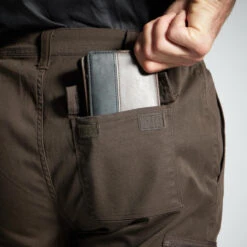 PANTALON CARGO RESISTANT STEPPE 300 MARRON -Pêche Passion Soldes pantalon cargo resistant steppe 300 marron 7