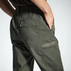 PANTALON CARGO RESISTANT STEPPE 300 VERT -Pêche Passion Soldes pantalon cargo resistant steppe 300 vert 4