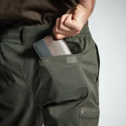 PANTALON CARGO RESISTANT STEPPE 300 VERT -Pêche Passion Soldes pantalon cargo resistant steppe 300 vert 6