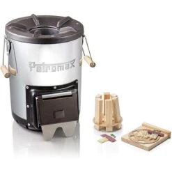 Petromax RF33 Rocket Stove Set - Comprend 10 Kits De Feu -Pêche Passion Soldes petromax rf33 rocket stove set comprend 10 kits de feu 2