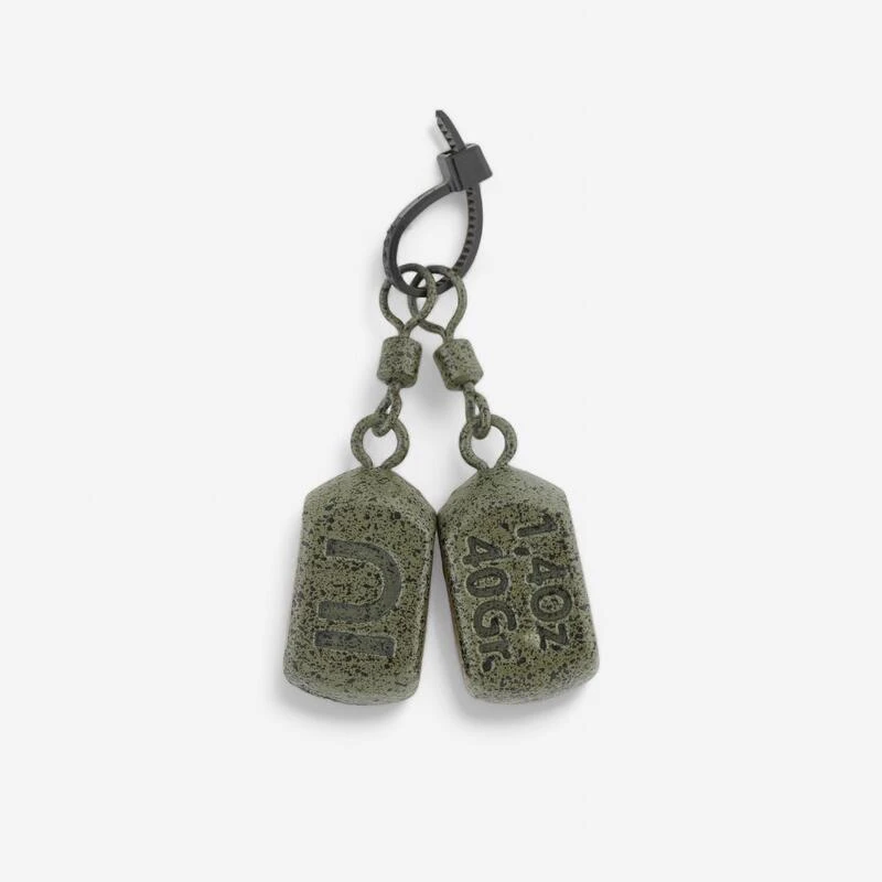 Plombs Pêche De La Carpe Plombs Square 40g (x2) 1 Plombs Pêche De La Carpe Plombs Square 40g (x2)