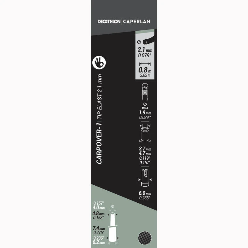 SCION EQUIPE CARPOVER -1 TIP ELASTIQUE 2.1MM 7 SCION EQUIPE CARPOVER -1 TIP ELASTIQUE 2.1MM – Image 7