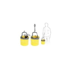 Seau Souple & Pliable 15L Jaune Zulupack -Pêche Passion Soldes seau souple and pliable 15l jaune zulupack 2