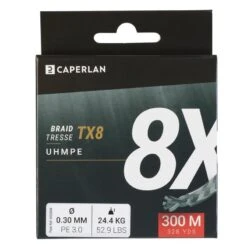 TRESSE PECHE AUX LEURRES TX8 GRIS 300M 5 TRESSE PECHE AUX LEURRES TX8 GRIS 300M -Pêche Passion Soldes tresse peche aux leurres tx8 gris 300m 2