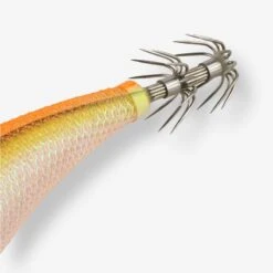 Turlutte Coulante Shallow EBIKA 2.5/105 Orange Fluo Pêche Seiches/calamars -Pêche Passion Soldes turlutte coulante shallow ebika 25105 orange fluo peche seichescalamars 3